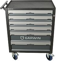 Тележка инструментальная 6 полочная серая GARWIN PRO
