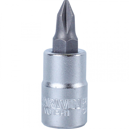 Головка торцевая с вставкой 1/4" PH2