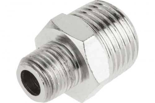 Соединение нар. резьба 1/2" х нар. резьба 1/4" (сталь) ECO (AS-MT12/MT14)