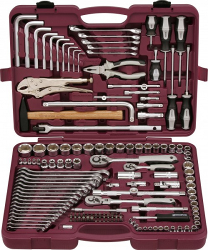 Набор инструмента универсальный 1/4", 3/8" и 1/2"DR, 142 предмета