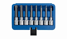 Набор головок со вставкой TORX 1/2", длина 100 мм, 8 пр.