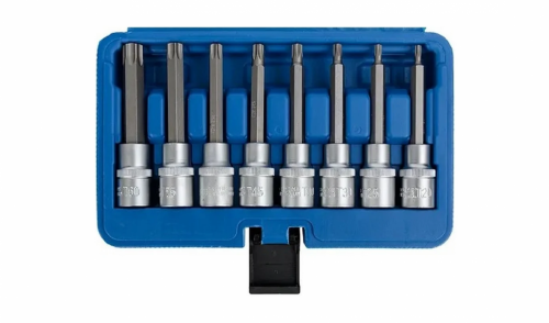 Набор головок со вставкой TORX 1/2", длина 100 мм, 8 пр.