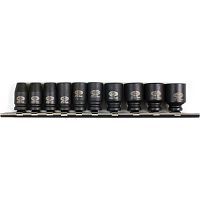 Набор ударных головок 1/4 10 пр., 5-14 на линейке