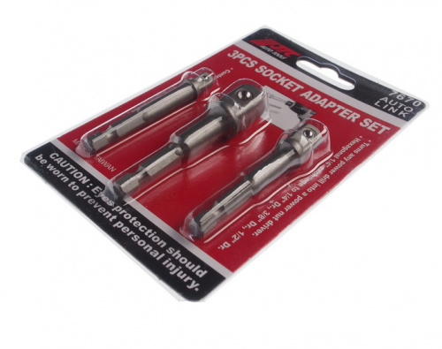 Набор адаптеров 1/2"X73L, 3/8"x65L, 1/4"X65L (старый артикул JTC-JW0760) JTC /1/10/40