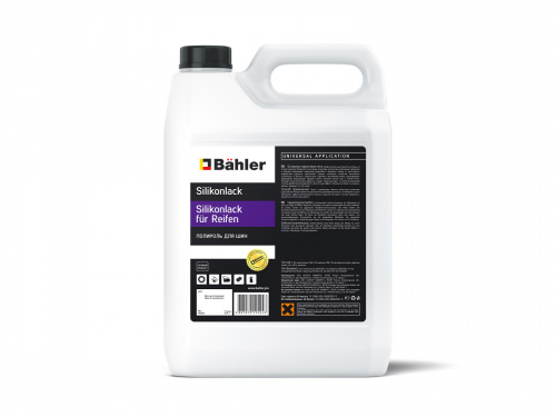 Silikonlack fur Reifen SR-100 Полироль для шин силиконовый 3л (жб)