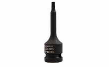 Головка торцевая ударная ROSSVIK, 1/2", Spline M5, L-78мм