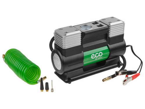 Компрессор автомобильный ECO AE-028-2 (12 В, 280 Вт, 70 л/мин, 2 цилиндра, 10 бар
