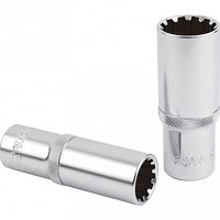Головка торцевая глубокая spline 1/4" 14мм