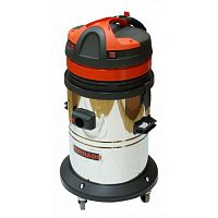 Пылеводосос 2*1300Вт нерж. TORNADO 429 FLOWMIX Inox, 220В, 400м3/ч, 72л