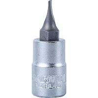 Головка торцевая с вставкой 1/4" SL4