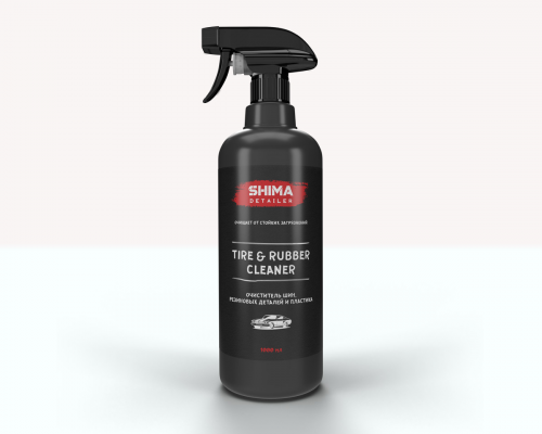 Tire&Rubber Cleaner, Очиститель шин , резиновых элементов и пластика Shima Detailer 1 литр