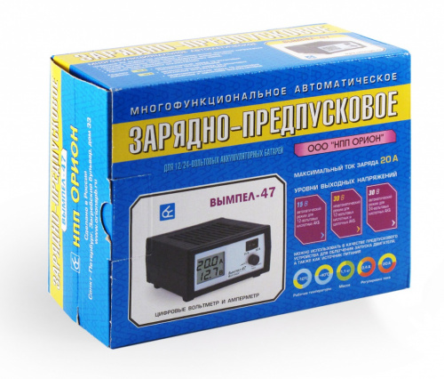 Зарядное устройство Вымпел-47 (автомат,0-20А, 15/30В,  ЖК индикатор)