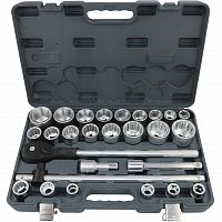 Набор торцевых головок 3/4" дюйм. и метр. 27 пр. (3/4"-2", 19-50 мм) GARWIN PRO 643620