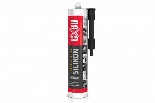 Герметик силиконовый термостойкий серый SILICONE PROFESSIONAL 310ml