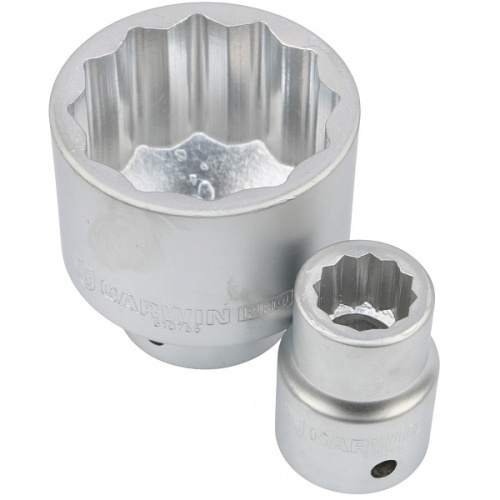 Набор торцевых головок 3/4" дюйм. и метр. 27 пр. (3/4"-2", 19-50 мм) GARWIN PRO 643620 фото 3