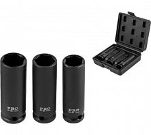 Набор головок ударных тонкостенных 1/2" (17,19,21)