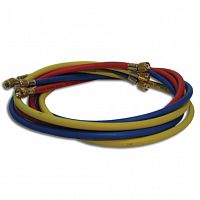 Шланг заправочный, 2,4 м, R134a  желтый  1 шт