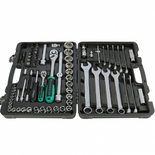 Набор инструмента 1/4" и 1/2", 89 предметов GARWIN PRO фото 2