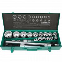 Набор торцевых головок 3/4" 12 гр., 19-55 мм, 21 пр. GARWIN PRO 643565-12