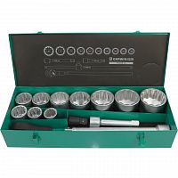 Набор торцевых головок 1", 12 гр., 14 пр., 36-80 мм GARWIN PRO 644040-12
