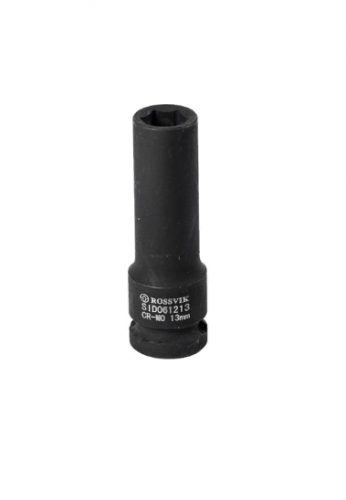 Головка торцевая ударная, глубокая ROSSVIK, 1/2", 13мм
