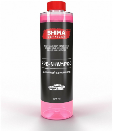 Pre-Shampo Деликатный автошампунь 0,5л, Shima Detailer