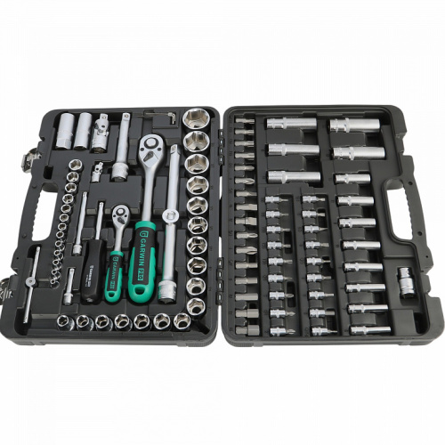 Набор инструмента 1/4" и 1/2", 94 предмета GARWIN PRO фото 2