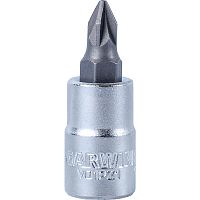 Головка торцевая с вставкой 1/4" PZ2
