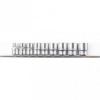 Набор торцевых головок 1/4" 12 гр. 3/16"-9/16" 10пр. на линейке