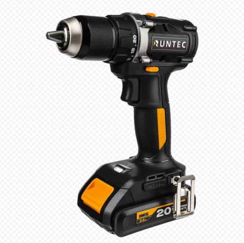 Дрель-шуруповерт  аккумуляторная RUNTEC PRO 13мм, 16В 2*2Ач, 45НМ
