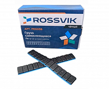 Груз клеевой ROSSVIK, 12*5г., тонкие, черная эмаль (50шт./кор)