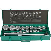 Набор торцевых головок 3/4" 6 гр., 19-55 мм, 21 пр. GARWIN PRO 643565-6