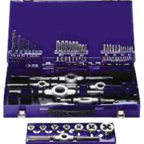 Набор метчиков и плашек SO STM15S M3-M12 HSSG Spibo