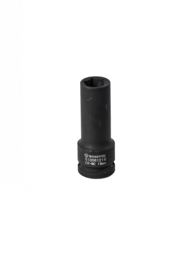 Головка торцевая ударная, глубокая ROSSVIK, 1/2", 16мм