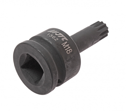 Головка 3/4"хМ18 SPLINE 88мм для демонтажа ступицы с насадкой (VW AUDI) JTC Головка 3/4"хМ18 SPLINE 88мм для демонтажа ступицы с насадкой (VW AUDI) JTC
