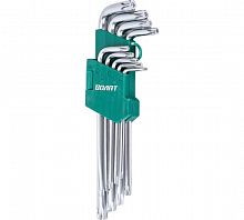 Набор ключей Torx T 10- T50 9 шт длиннных