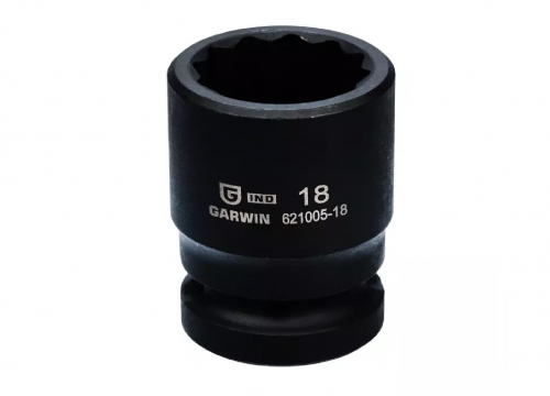 Головка торцевая ударная 1/2" 12 гр. 18 мм