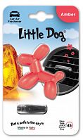 Little Dog Amber ()- pink red   
